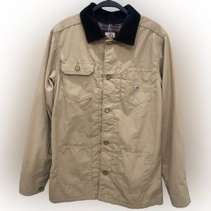 Women’s Carhartt Barn Chore Jacket WC010 COR Size Small Pre Owned